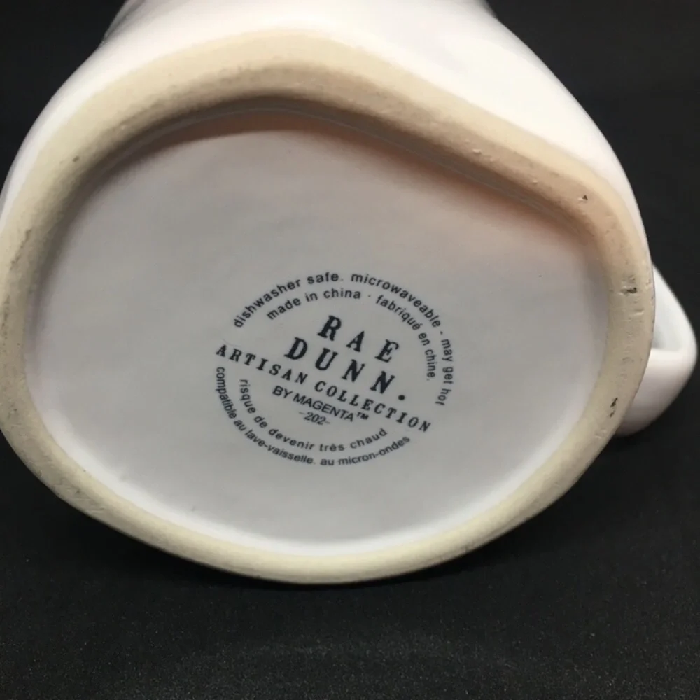 Rae Dunn White Ceramic Dreamer Coffee Tea Mug